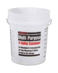 Leaktite Clear 5 gal Paint Pail