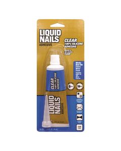 Liquid Nails Clear Small Projects High Strength Silicone Adhesive 2.5 oz.