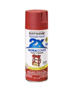 Rust-Oleum Painter's Touch 2X Ultra Cover Satin Paprika Paint+Primer Spray Paint 12 oz