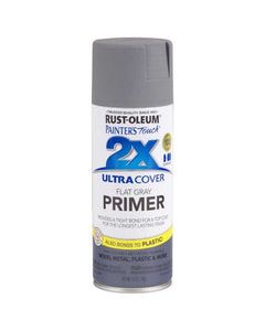 Rust-Oleum Painter's Touch 2X Ultra Cover Flat Gray Paint + Primer Spray Paint 12 oz