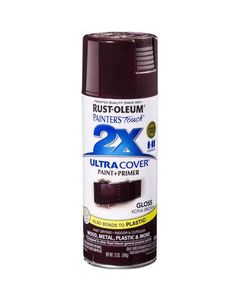 Rust-Oleum Painter's Touch 2X Ultra Cover Gloss Kona Brown Paint+Primer Spray Paint 12 oz