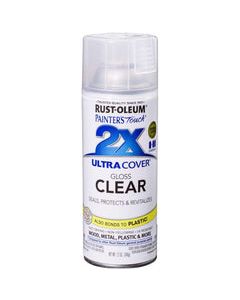 Rust-Oleum Painter's Touch 2X Ultra Cover Gloss Clear Paint + Primer Spray Paint 12 oz