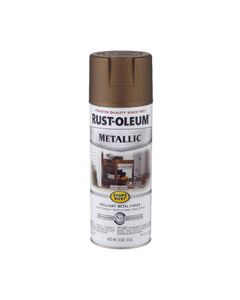 Rust-Oleum Stops Rust Antique Brass Metallic Spray Paint 11 oz