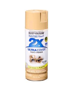 Rust-Oleum Painter's Touch 2X Ultra Cover Gloss Khaki Paint+Primer Spray Paint 12 oz