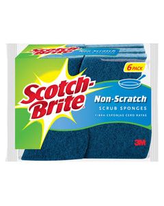 Scotch-Brite Non-Scratch Scrubber Sponge For Multi-Purpose 4.4 in. L 6 pk