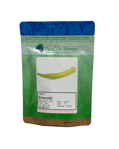 Pandia Okra Emerald Seeds 100gr