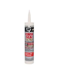 DAP Kwik Seal Ultra Biscuit Siliconized Acrylic Kitchen and Bath Sealant 10.1 oz