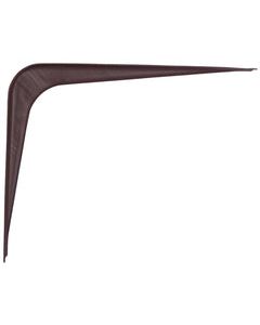 ProSource Shelf Bracket, 110 Lb/Pair, 6 In L X 5 In D, Steel, Chocolate