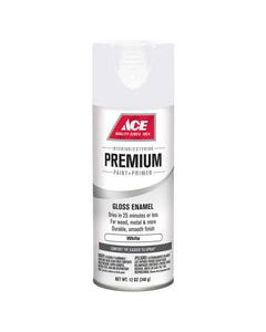 Ace Premium Gloss White Enamel Spray Paint 12 oz