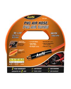 Amflo 50 ft. L X 3/8 in. D Polyvinyl Air Hose 300 psi Orange