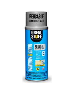 Great Stuff Smart Dispenser Yellow Polyurethane Insulating Foam Sealant 12 oz