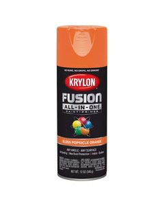 Krylon Fusion All-In-One Gloss Popsicle Orange Paint + Primer Spray Paint 12 oz