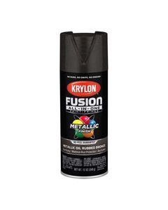 Krylon Fusion All-In-One Metallic Oil Rubbed Bronze Paint+Primer Spray Paint 12 oz
