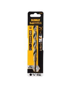DeWalt Black & Gold 13/32 in. High Speed Steel Impact Ready Drill Bit Hex Shank 1 pk