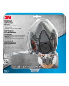 3M P95 Paint Project Half Face Respirator Valved Gray M 1 pc