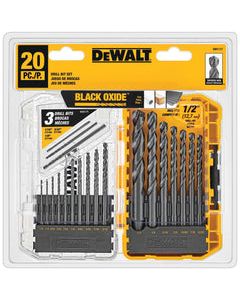DeWalt High Speed Steel Pilot Point Drill Bit Set 20 pc