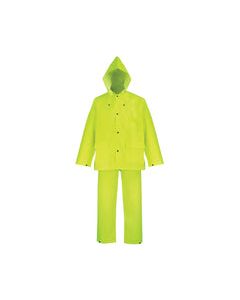 RAINSUIT 3PC POLYESTR YLOW 2XL
