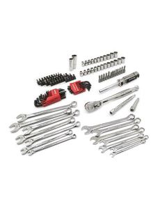 Crescent Assorted Sizes x 3/8 in. drive Metric and SAE 6 and 12 Point Mechanic's Tool Set 128 p