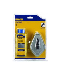 Irwin Strait-Line 4 oz Blue Classic Chalk and Reel Set 100 ft.