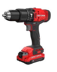 Craftsman 20 V 1/2 in. Brushed Cordless Hammer Drill Kit (Battery & Charger)