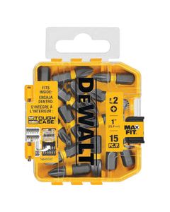 DeWalt Max Fit Phillips #2 X 1 in. L Insert Bit S2 Tool Steel 15 pc