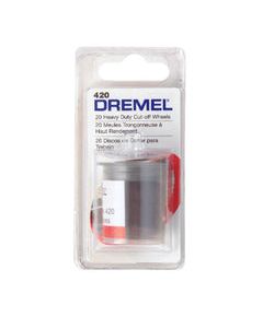 Dremel 15/16 in. D X 1/8 in. Aluminum Oxide Metal Cut-Off Wheel 20 pk