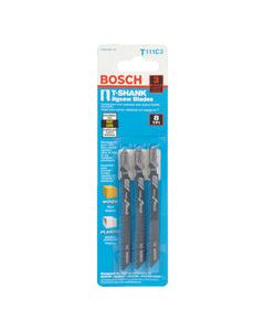 Bosch 4 in. High Carbon Steel T-Shank Side set and milled Jig Saw Blade 8 TPI 3 pk