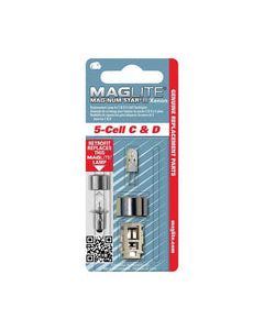 Maglite Mag-Num Star II 5-Cell C& D Xenon Flashlight Bulb Bi-Pin Base