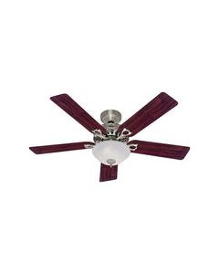 Hunter Astoria 52 in. Brushed Nickel LED Indoor Ceiling Fan