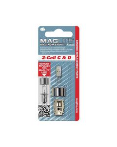 Maglite Mag-Num Star II 2-Cell C& D Xenon Flashlight Bulb Bi-Pin Base