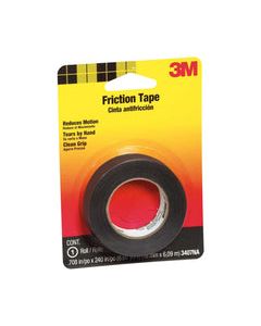 3M 0.708 in. W X 240 in. L Black Cotton Cloth Friction Tape