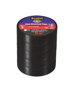 3M Scotch 3/4 in. W X 66 ft. L Black Vinyl Electrical Tape
