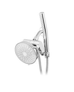 Waterpik BodyWand Spa System with PowerComb Chrome 7 settings Showerhead Combo 1.8 gpm