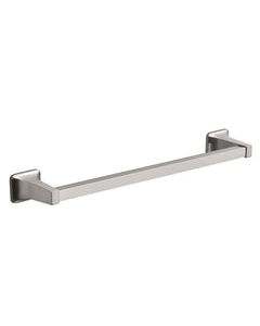OakBrook Brushed Nickel Towel Bar 18 in. L Die Cast Zinc
