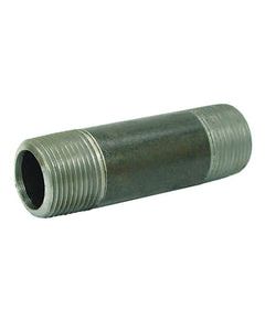 BK Products 1/2 in. MPT x 4-1/2 in. L Galvanized Steel Nipple