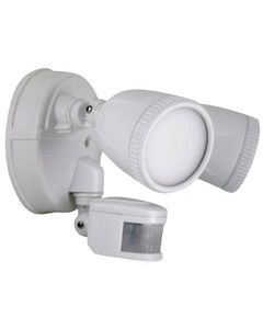 PowerZone Led Security Light, 110 - 240 V, 40000 Hr, 70 Cri, 5000 K, 15 W Led Lamp, 1200 Lumens