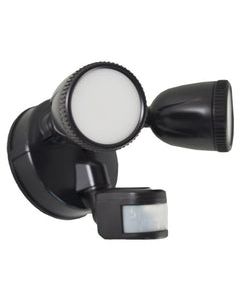 PowerZone Motion Activated Security Floodlights, 110 - 240 V, Led Lamp, 40000 Hr, 5000 K, 70 Cri, Bronze