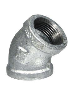 BK Products 1/2 in. FPT x 1/2 in. Dia. FPT Galvanized Malleable Iron Elbow