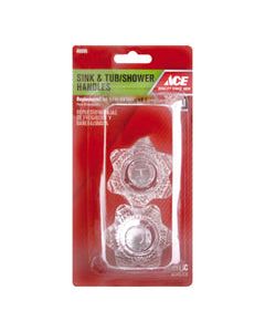 Ace Clear Sink and Tub and Shower Faucet Handles