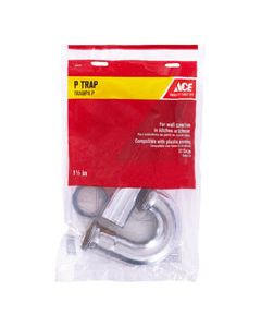 Ace 1-1/2 in. D Chrome Plated Brass P Trap