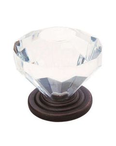 Cabinet Knob 1-1/4 in. D 1-3/8 in. Oil Rubbed Bronze 5 pk