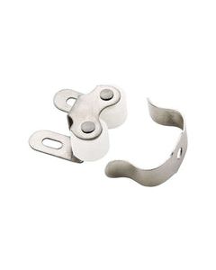 Amerock 1.125 in. W X 1 in. L Nickel Silver Steel Catch 10 pk