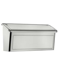 Architectural Mailboxes Venice Classic Stainless Steel Wall Mount Silver Mailbox