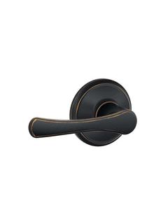 Schlage Avila Aged Bronze Passage Lever Right or Left Handed