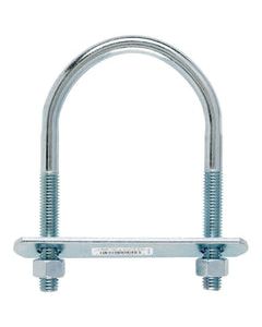 Hampton 1/2 in. X 3-1/2 in. W X 5-3/4 in. L Coarse Zinc-Plated Steel U-Bolt