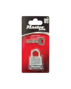 Master Lock 1-1/16 in. H X 1-1/8 in. W Laminated Steel Warded Locking Padlock