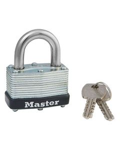 Master Lock 1-1/16 in. H X 1-3/4 in. W Laminated Steel Warded Locking Padlock