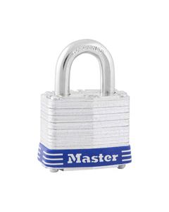 Master Lock 2 25/64 in. H X 1-9/16 in. W Laminated Steel 4-Pin Cylinder Padlock