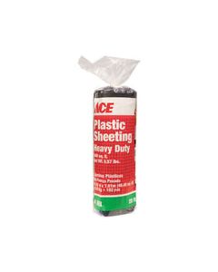 Ace Plastic Sheeting 4 mil X 20 ft. W X 25 ft. L Polyethylene Black