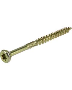 Hillman Power Pro No. 9 X 2-1/2 in. L Star Wood Screws 50 pk